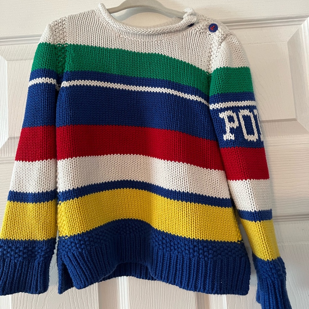 Toddler Polo Knit Sweater